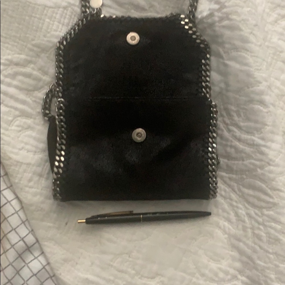 Stella Mccartney Tiny Folder Black Shoulder Bag - image 7